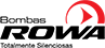 Logo da empresa de bombas Rowa